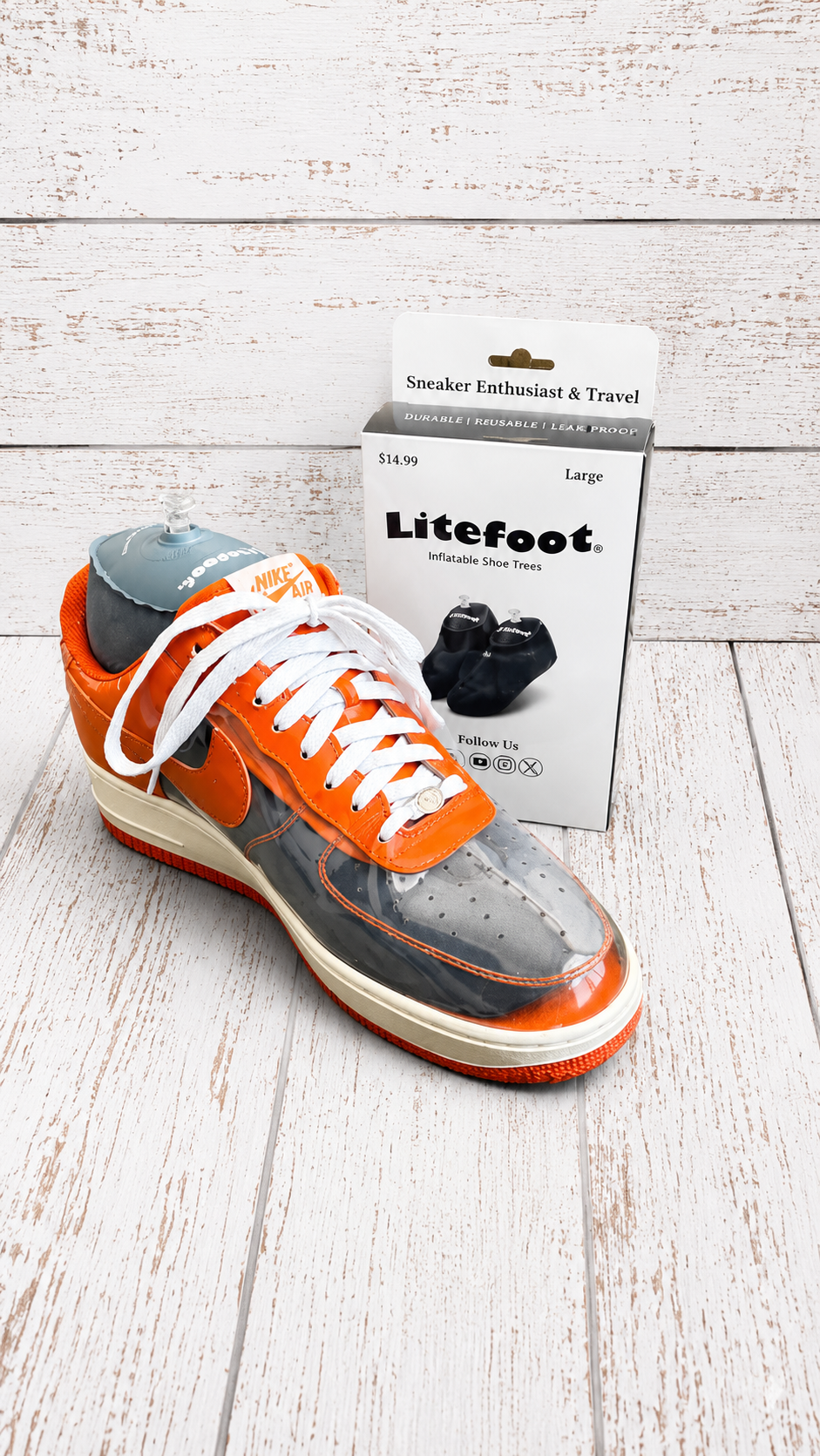 Litefoot Inflatable Shoe Trees (Medium)
